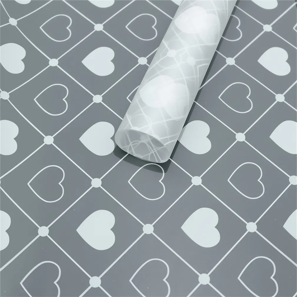 Heart Waterproof Flower Wrapping Paper - 20 sheets, 22 x 22 inches / 56 x 56 cm - Image 5