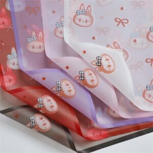 Designer Floral Paper for Bouquets - 20 Sheets, 22 x 22 inches / 56 x 56 cm