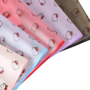 Designer Floral Wrapping Paper for Bouquets - 20 Sheets, 22 x 22 inches / 56 x 56 cm