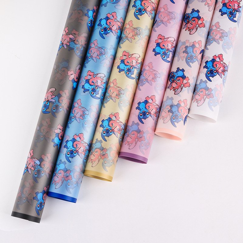 Designer Floral Wrapping Paper for Bouquets – 20 Sheets, 22 x 22 inches / 56 x 56 cm - Image 4