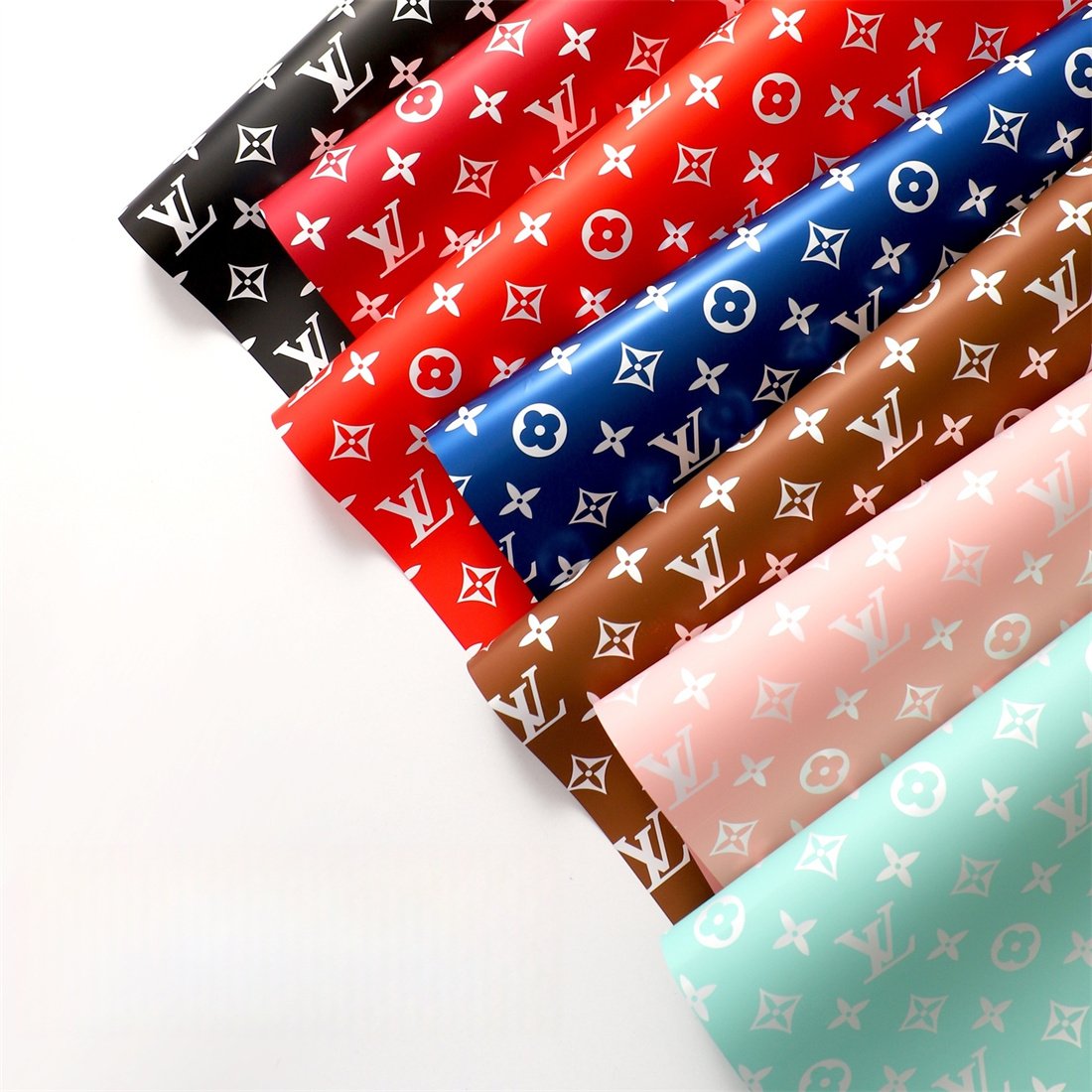 Designer Floral Paper for Bouquets - 20 Sheets, 22 x 22 inches / 56 x 56 cm - Image 5