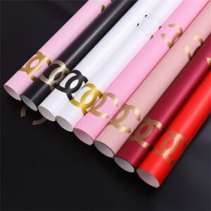 Luxury Wrapping Paper for Flower Bouquet, 20 Sheets, 22.4 x 22.4 inches / 57 x 57 cm