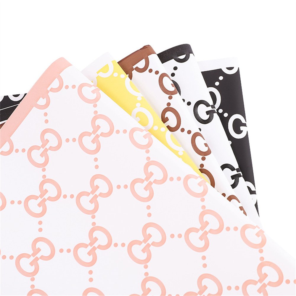 Designer Floral Paper for Bouquets - 20 Sheets, 22.8 x 22.8 inches / 58 x 58 cm - Image 3