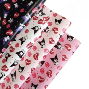 Designer Floral Wrapping Paper for Bouquets – 20 Sheets, 22 x 22 inches / 56 x 56 cm