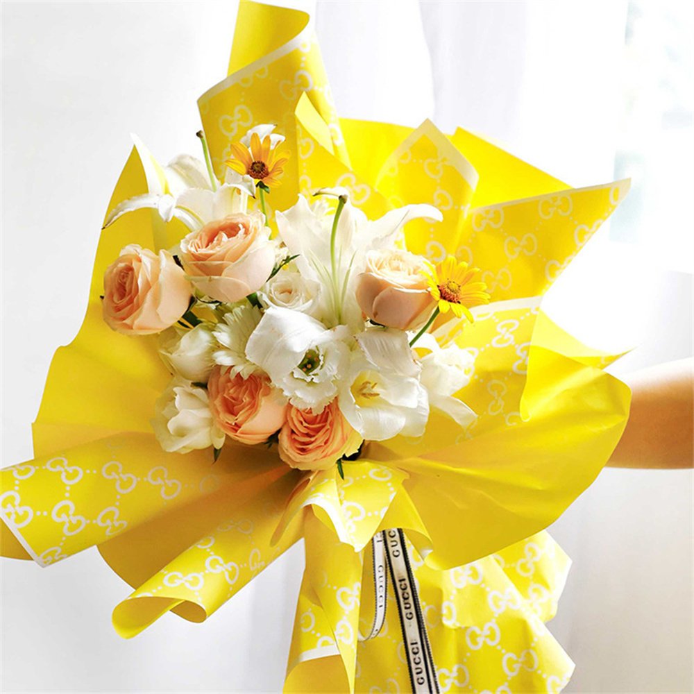 Designer Floral Paper for Bouquets - 20 Sheets, 22.8 x 22.8 inches / 58 x 58 cm - Image 13