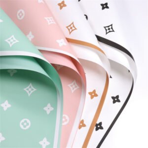 Luxury Wrapping Paper for Flower Bouquet, 20 Sheets, 22 x 22 inches / 56 x 56 cm